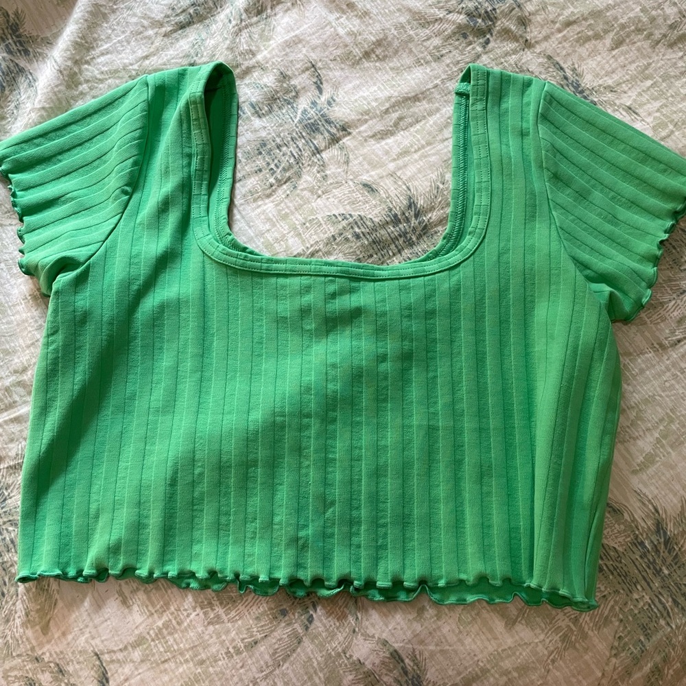 Aerie cropped workout tee